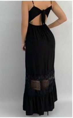 .Vestido botão longo