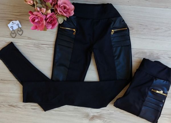 Calça Montaria com detalhes na perna