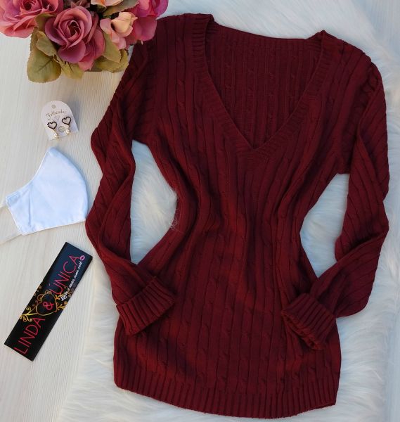 Blusa Tricot Básica
