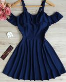 Vestido Boneca com Manguinha Cigana