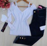 Blusa tricot modal