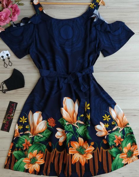 Vestido Ombro Vazado