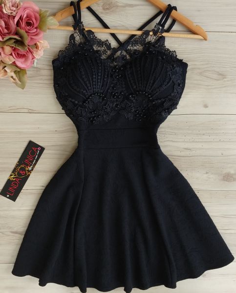 .Vestido Rodado/ Boneca Bordado