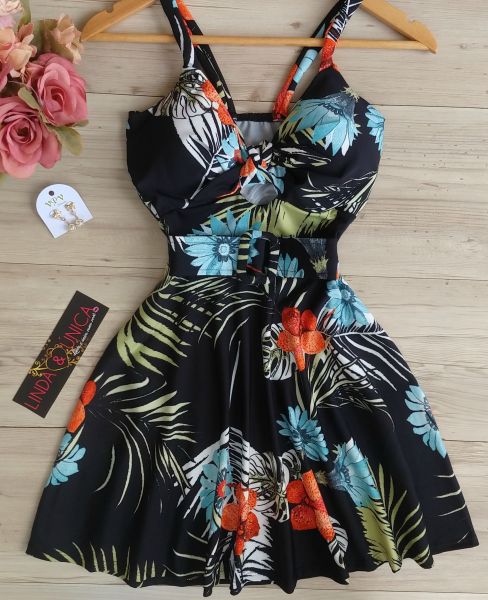 Vestido Rodado Laço