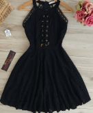 Vestido Renda Rodado
