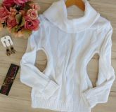 Blusa Tricot gola Alta
