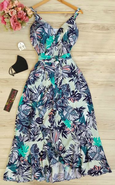 Vestido alça transpassado
