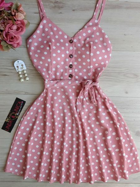 Vestido Poá