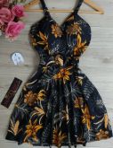 Vestido rodado transpassado