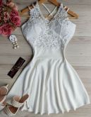 Vestido Boneca Bordado