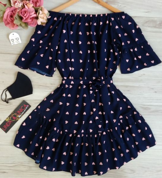 .Vestido Bata Coração