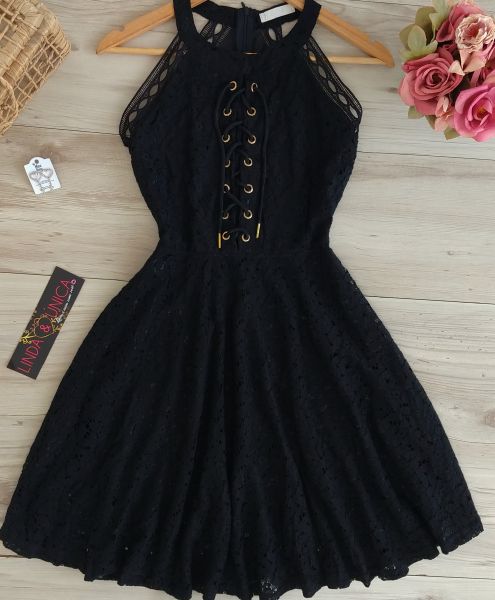 Vestido Renda Rodado