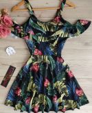 Vestido Boneca com Manguinha Cigana