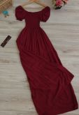 Vestido Longo Manguinha